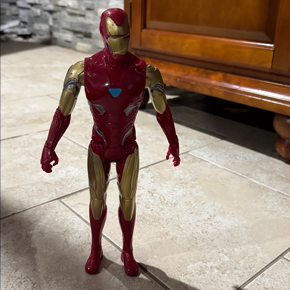 Red and Gold Action Figure